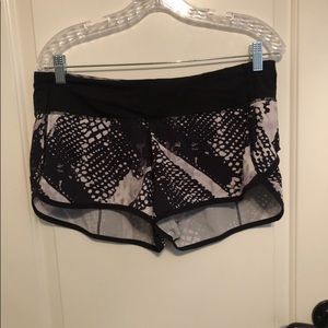 Lululemon speed shorts